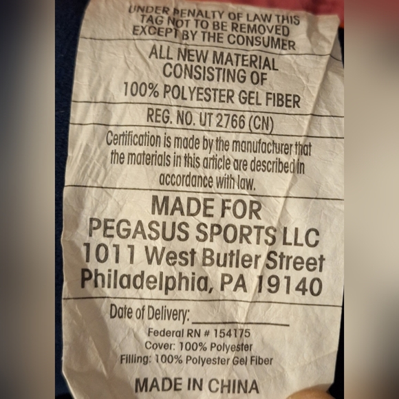 PEGASUS SPORTS u-neck travel pillow OS - Picture 8 of 9